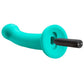 Ergo Super Flexi I Dong Soft and Flexible Liquid  Silicone With Vibrator - Teal