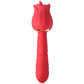 Bloomgasm Racy Rose Thrust and Lick Vibrator - Red INM-AH070