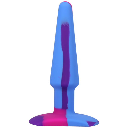 A-Play Groovy Silicone Anal Plug 5 Inch - Berry