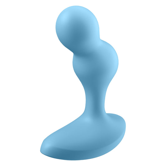 Deep Diver Plug Vibrator - Light Blue SAT-4006802