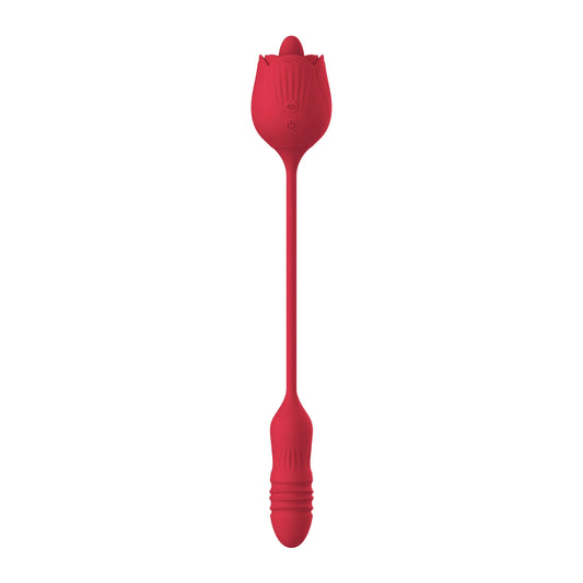 Voodoo Beso Tongue-N-Cheek Rose - Red