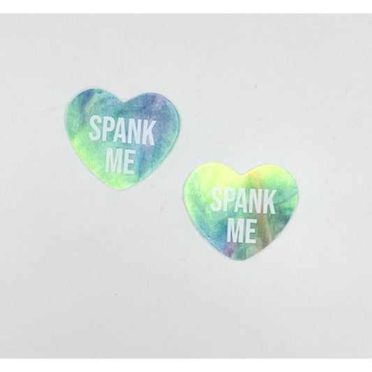 Spank Me Rainbow Sherbert Tie Die Candy Heart  Pasties NN-SPM-CAH-RST