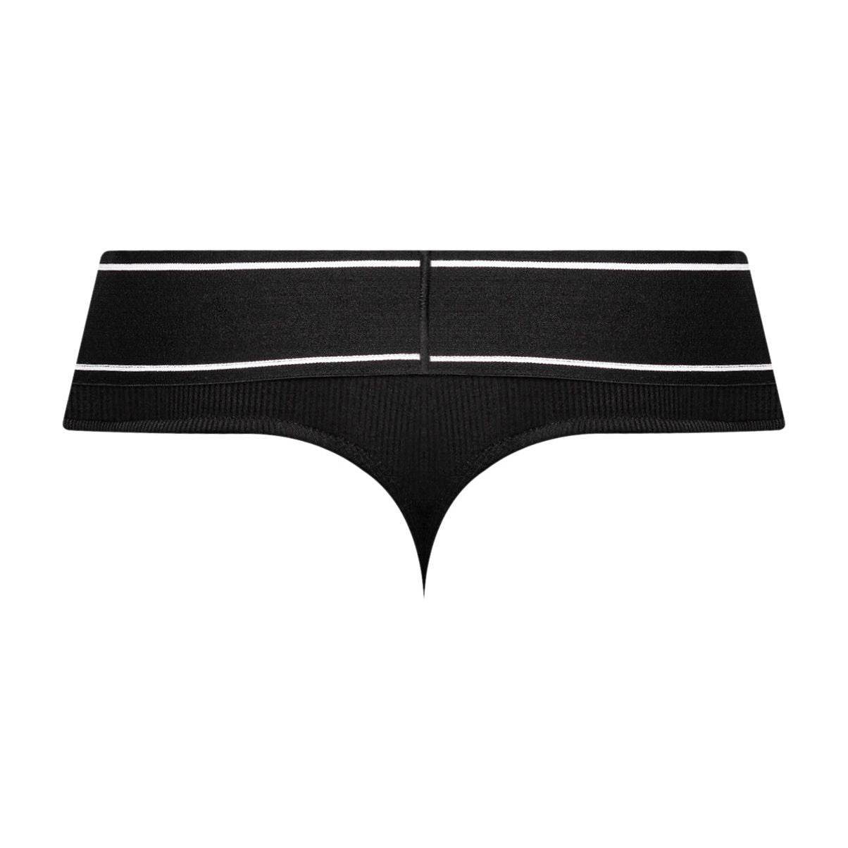 Modal Rib Bong Thong - X-Large - Black