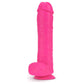 Neo - 11 Inch Dual Density Dildo - Neon Pink