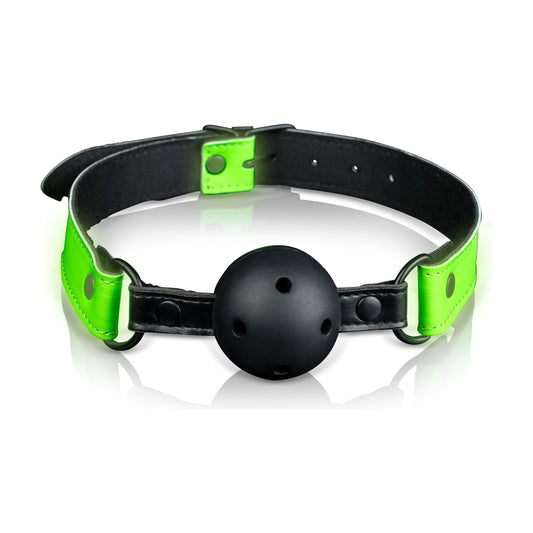 Breathable Ball Gag - Glow in the Dark OU-OU758GLO