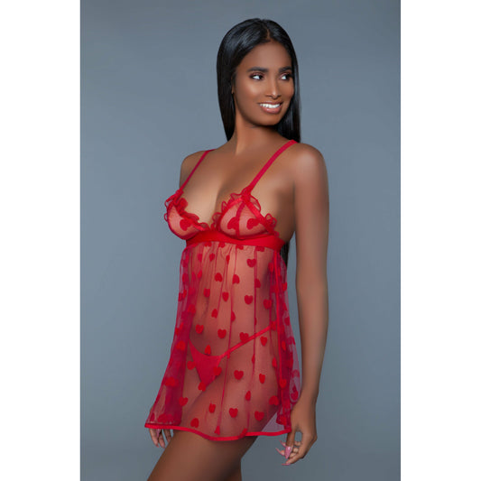 Valentina Slip - Small - Red BW-2032-S