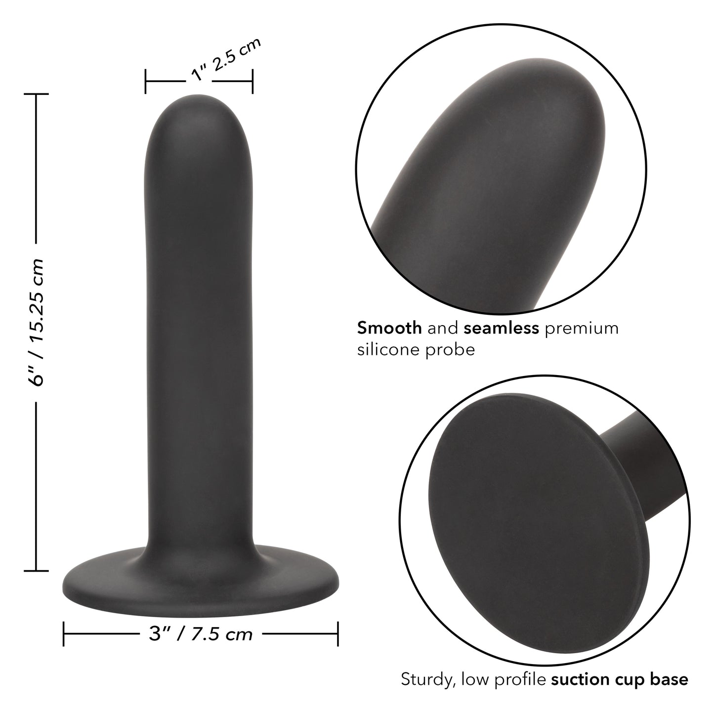 Boundless Smooth - 6 Inch - Black