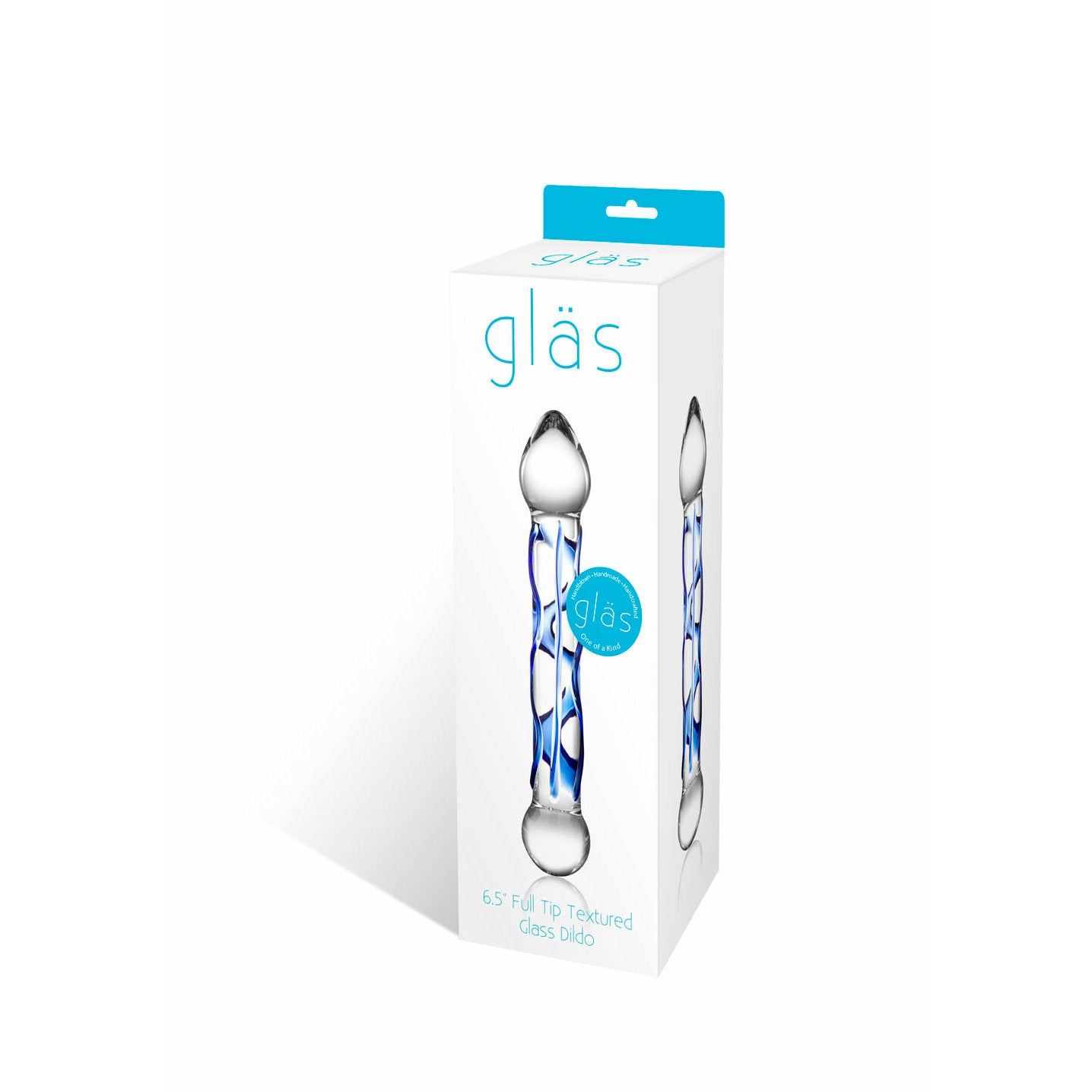 Full Tip Textured 6.5 Glass Dildo GLAS-145
