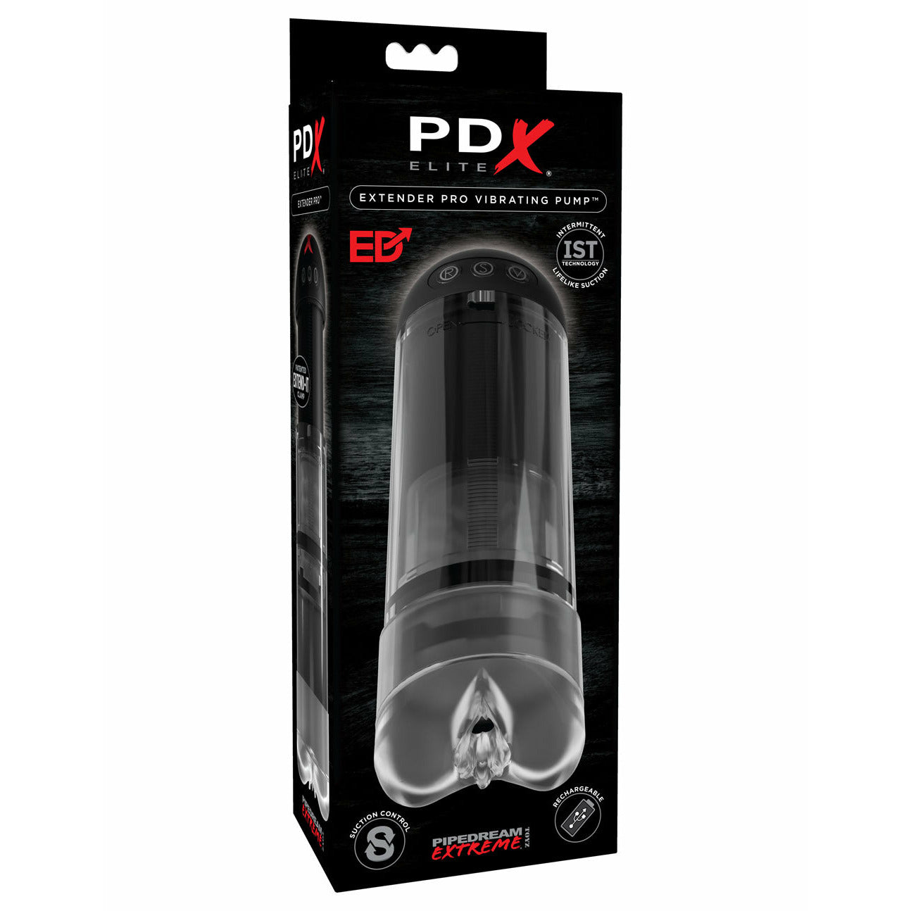 PDX Elite Extender Pro Vibrating Pump Stroker