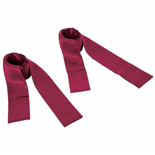 Sex and Mischief Enchanted Silky Sash Restraints - Burgundy