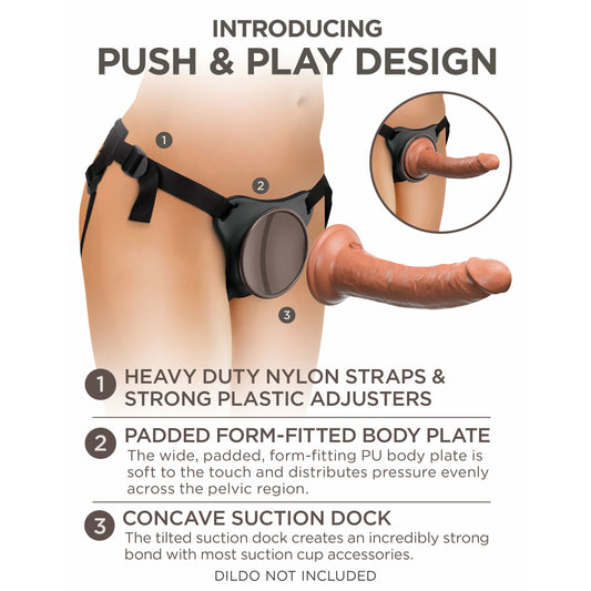 King Cock Elite Comfy Body Dock Strap-on Harness PDBD102-29