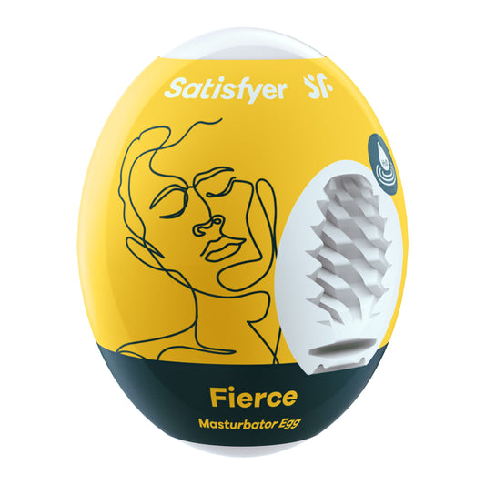 Satisfyer Masturbator Egg - Fierce -  Yellow SAT-9043422