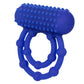 Silicone Rechargeable 10 Bead Maximus Ring - Blue