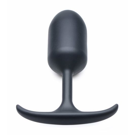 Premium Silicone Weighted Anal Plug - Large