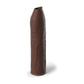 Fantasy X-Tensions Elite Uncut 7 Inch Extension Sleeve - Brown PD4154-29