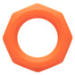 Alpha Liquid Silicone Sexagon Ring - Orange SE1492052