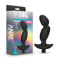 Anal Adventures- Platinum - Silicone Vibrating  Prostate Massager 04-Black