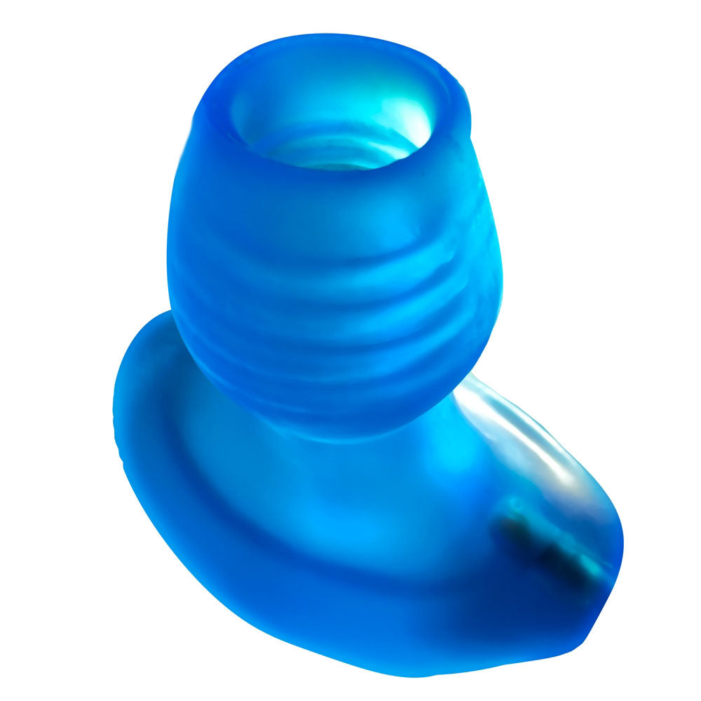 Glow Hole 1 Butt Plug - Small - Blue Morph