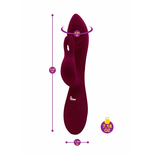 Pzazz - Ruby - Rechargeable Thumping Rabbit VB-75004
