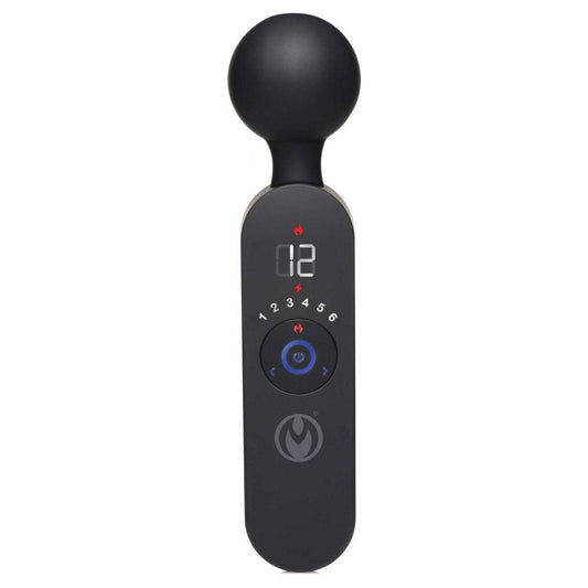 Thunder Wand 72x Silicone Heating Wand Massager - Black MS-AG916