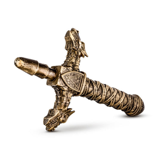 The Realm - Drago - Lock on Dragon Sword Handle - Bronze