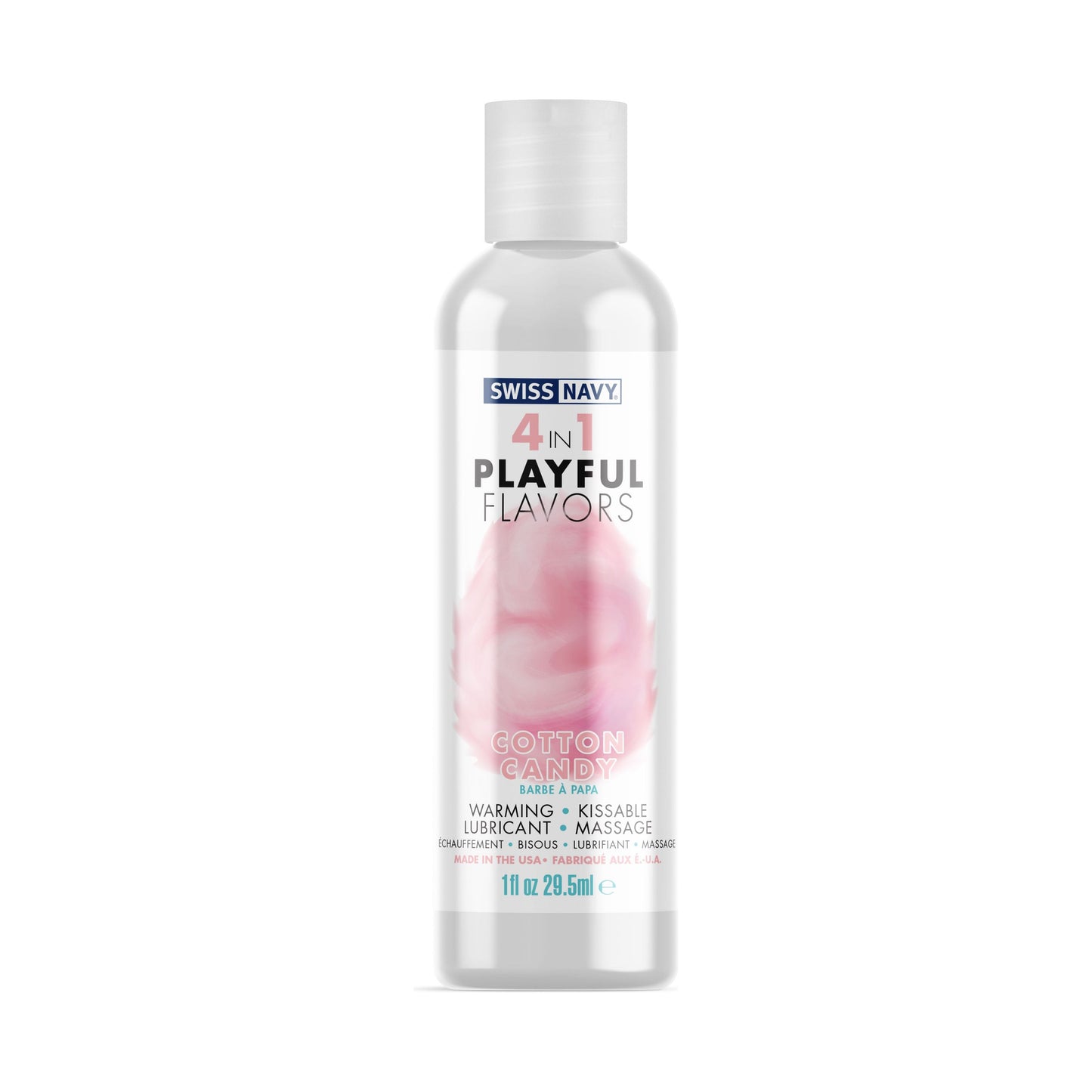 Swiss Navy 4-in-1 Playful Flavors - Cotton Candy 1 Oz MD-SN4N1FCC1