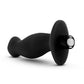 Anal Adventures- Platinum- Silicone Vibrating Prostate Massager 02-Black