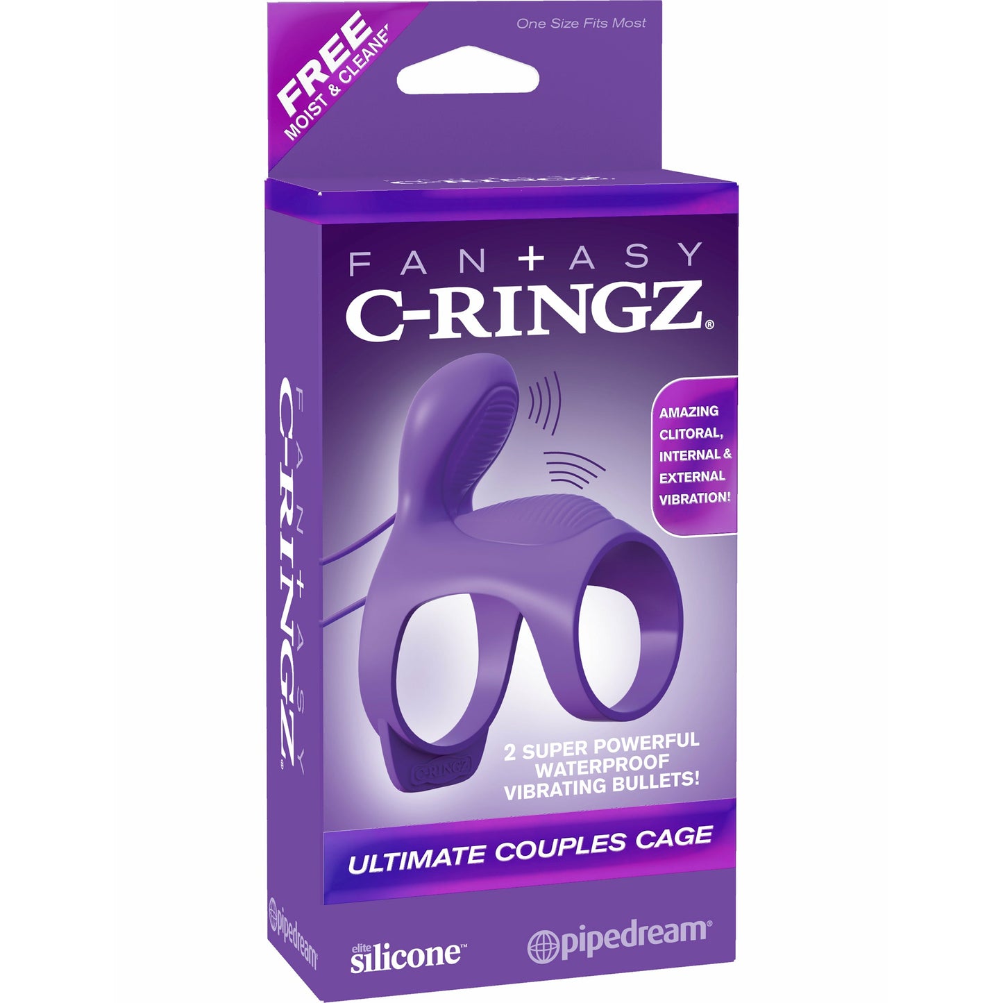 Fantasy C-Ringz Ultimate Couples Cage - Purple PD5816-12