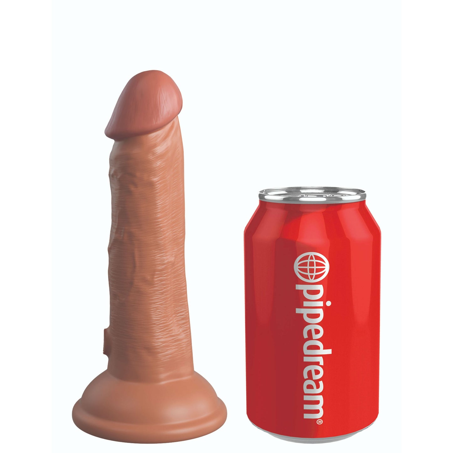 King Cock Elite 6 Inch Silicone Dual Density Cock  - Tan