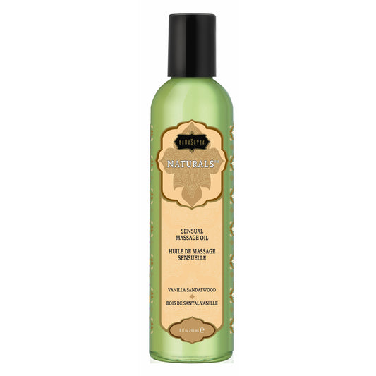 Naturals Massage Oil - Vanilla Sandalwood 8 Fl. Oz. KS10244