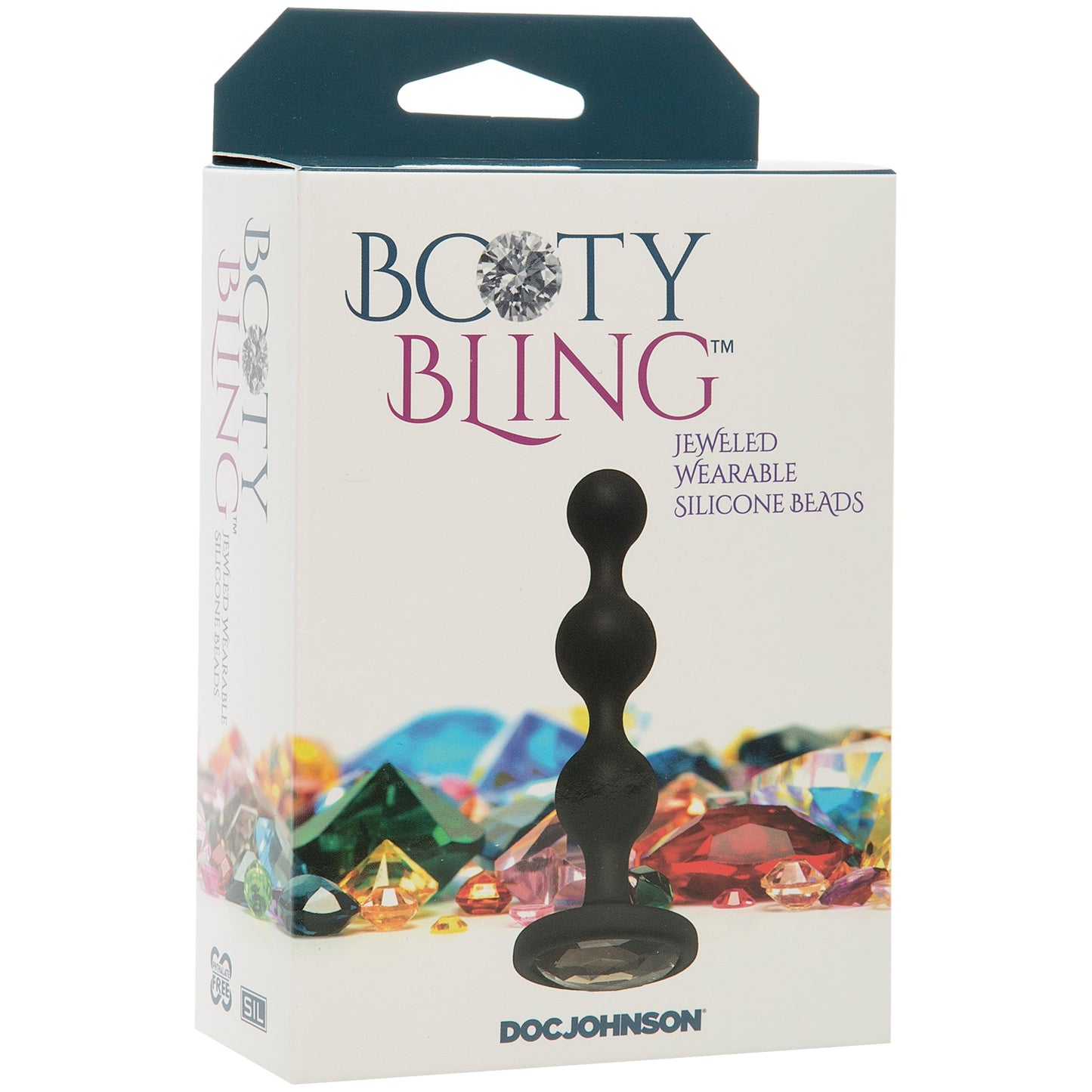 Booty Bling - Wearable Silicone Beads - Silver