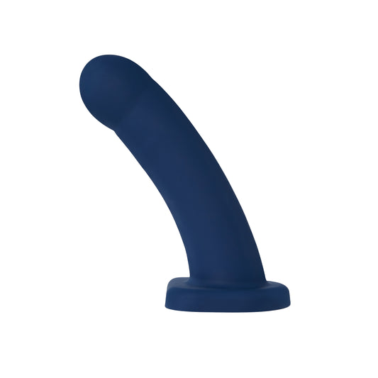 Nexus Collection - Banx - 8 Inch Silicone Dildo -  Navy