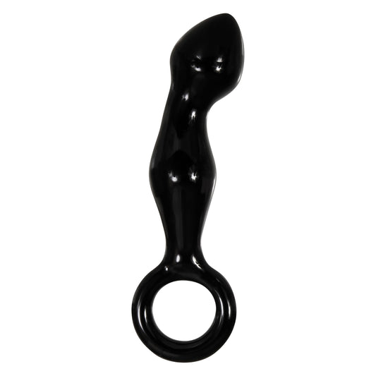 Adam's Glass Prostate Massager - Black AE-WF-9307-2