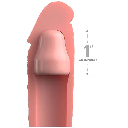 Fantasy X-Tensions Elite 7 Inch Sleeve With 1 Inch Plug - Light