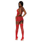 Garter Slip and G-String - One Size - Lipstick Red