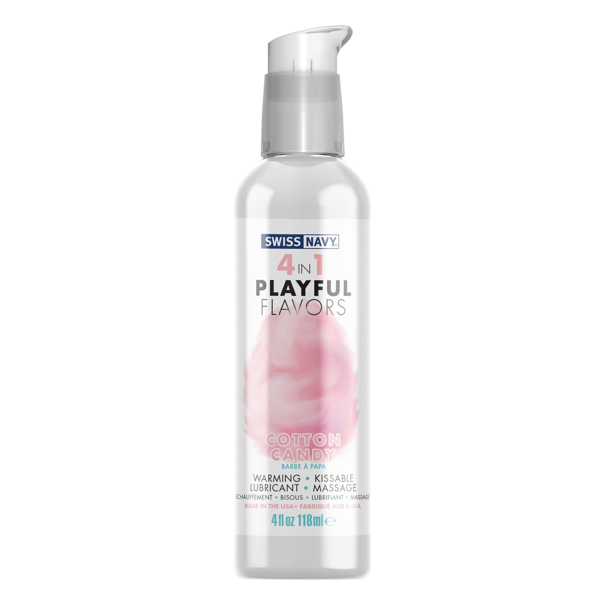 Swiss Navy 4-in-1 Playful Flavors - Cotton Candy 4 Oz MD-SN4N1FCC4