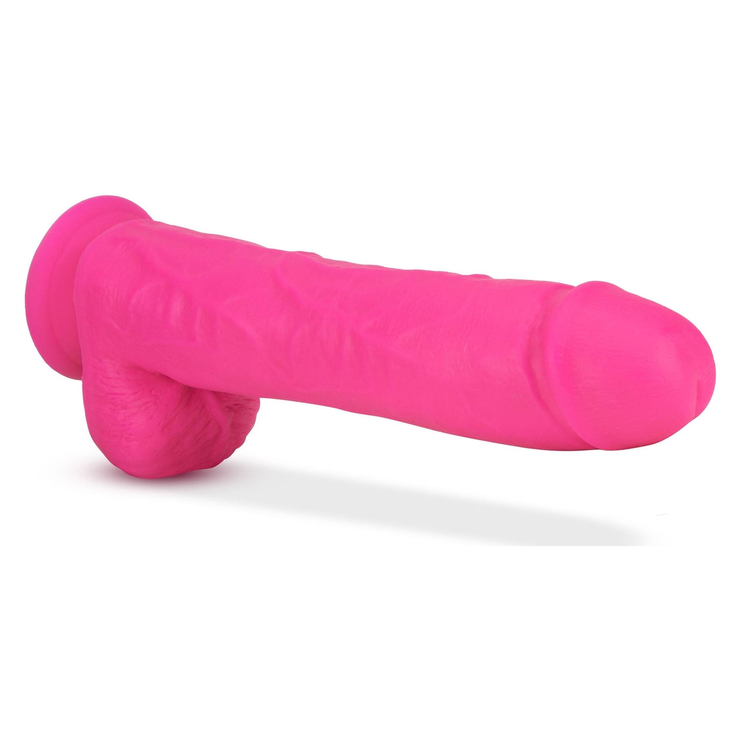 Neo - 11 Inch Dual Density Dildo - Neon Pink