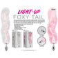 Foxy Tail - Light Up Faux Fur Butt Plug - Pink Plug - Pink