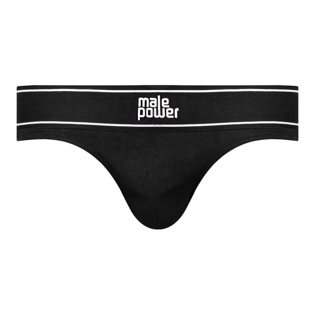 Modal Rib Bong Thong - X-Large - Black