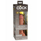 King Cock Elite 6 Inch Silicone Dual Density Cock  - Tan