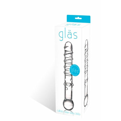 Callisto Clear Glass Dildo GLAS-78