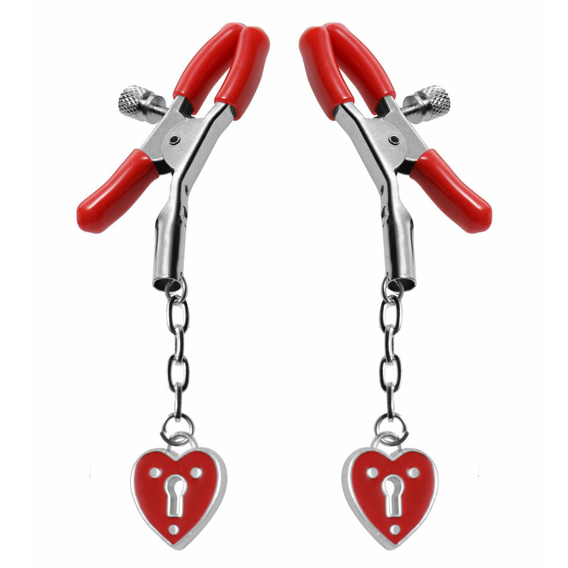 Charmed Heart Padlock Nipple Clamps MS-AE203