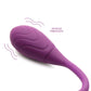 Slim Pulse 7x Pulsing Clit Stimulator and  Vibrating Egg - Purple