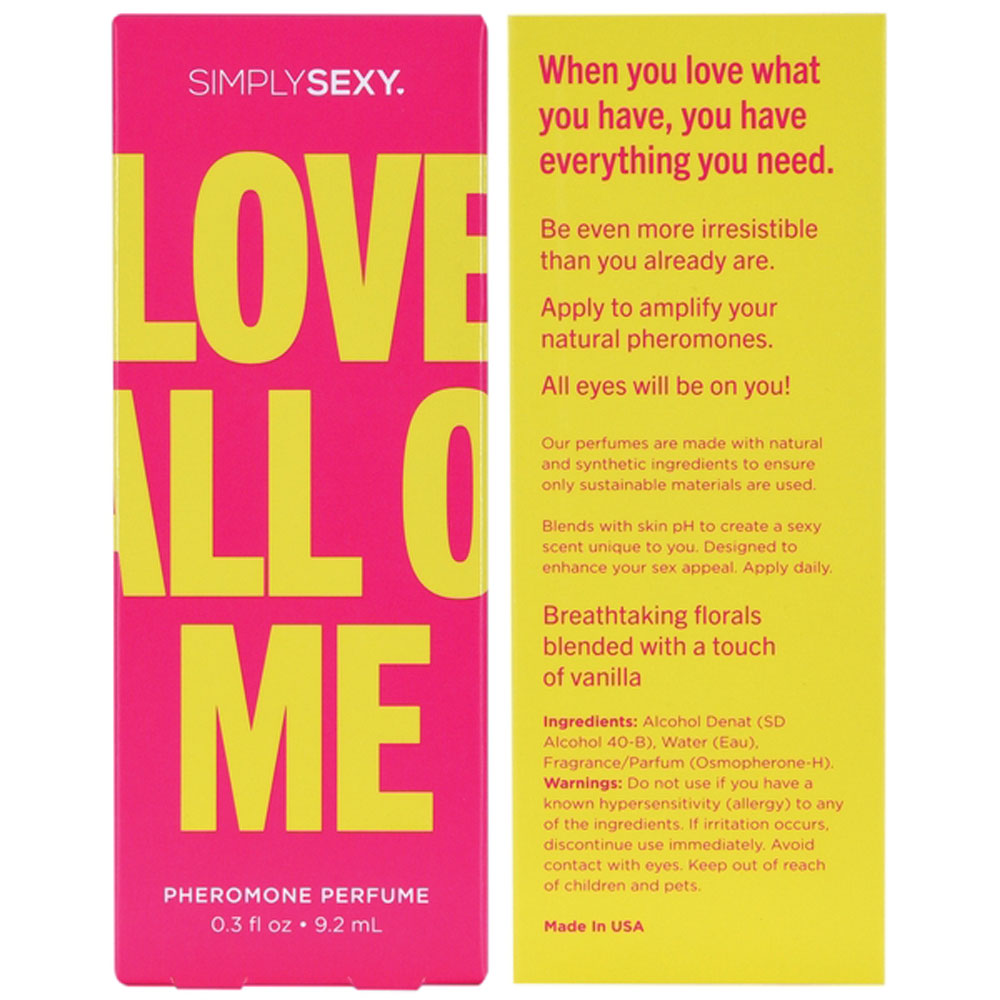 Simply Sexy Pheromone Perfume - Love All of Me 0.3 Oz
