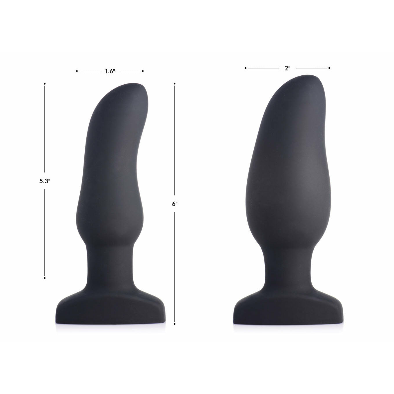 World's 1st Remote Control Inflatable Curved 10x Anal Plug