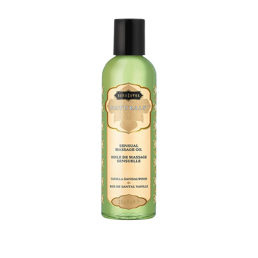 Naturals Massage Oil - Vanilla Sandalwood - 2 Fl  Oz (59 ml) KS10284