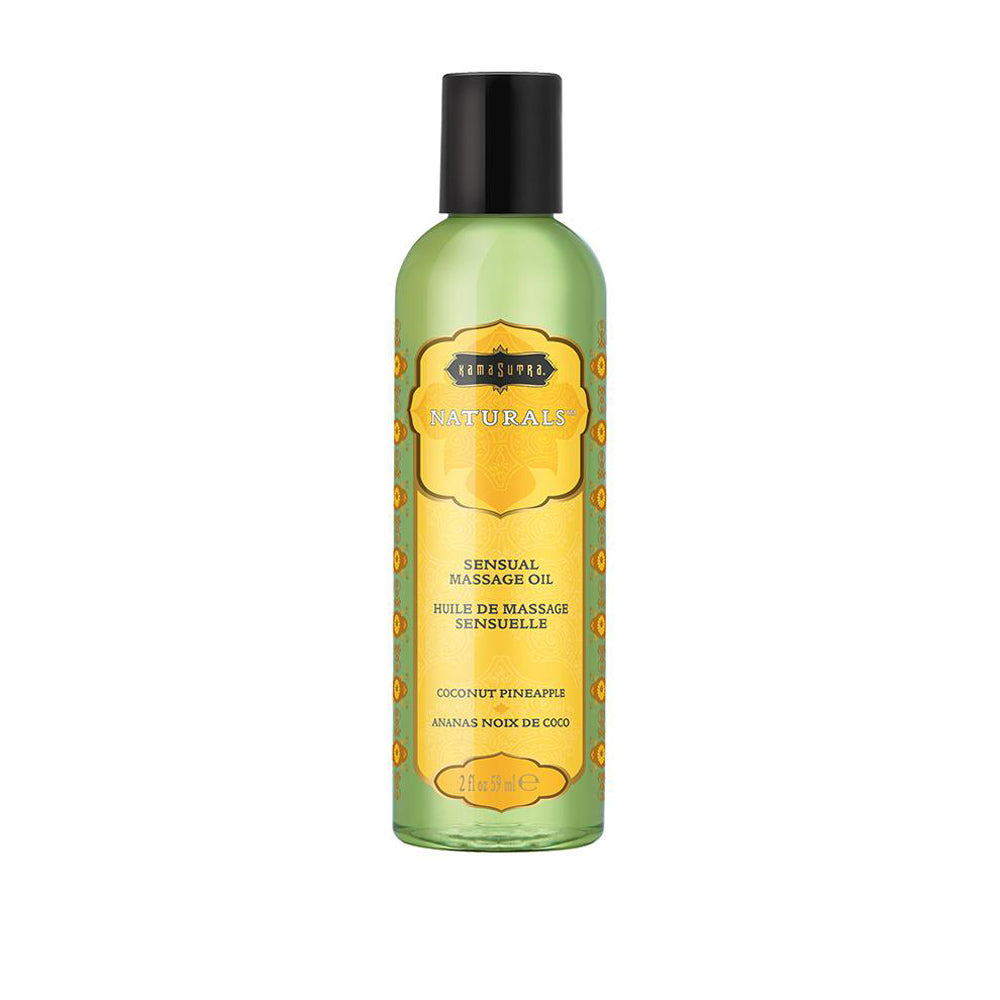 Naturals Massage Oil - Coconut Pineapple - 2 Fl Oz (59 ml) KS10280