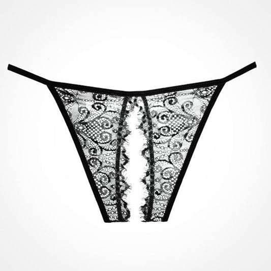 Adore Enchanted Belle Panty - One Size - Black ALR-A1005