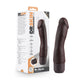 Dr. Skin Silicone  Dr. Steve - 7 Inch Vibrating  Dildo - Brown