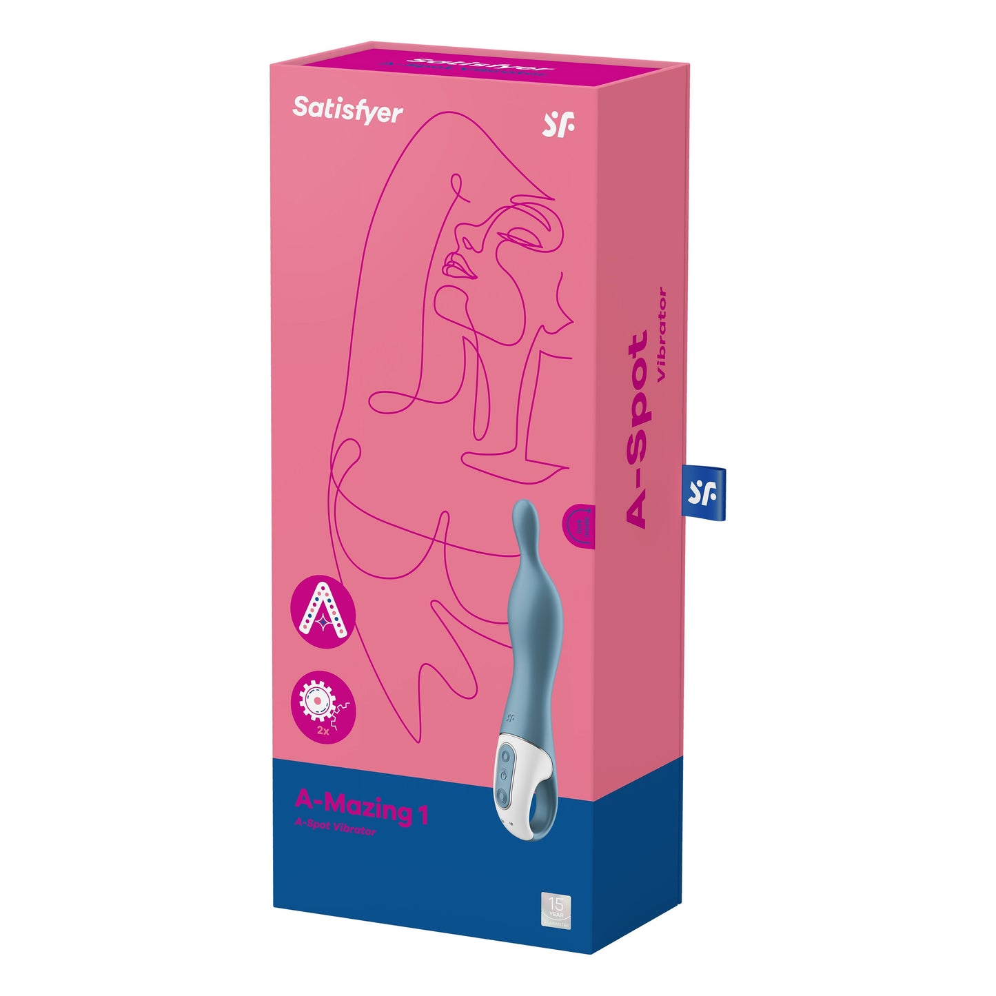 A-Mazing 1 a-Spot Vibrator - Blue